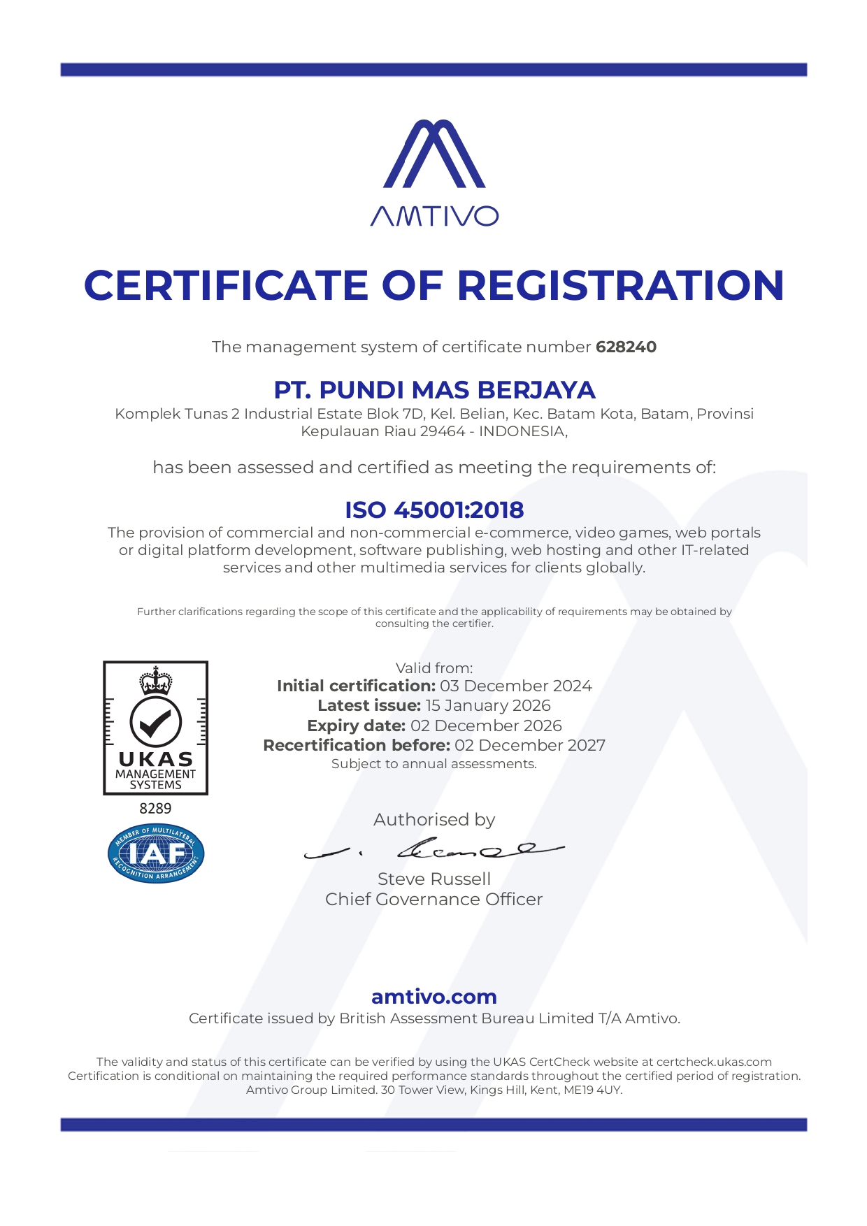 ISO 45001:2018